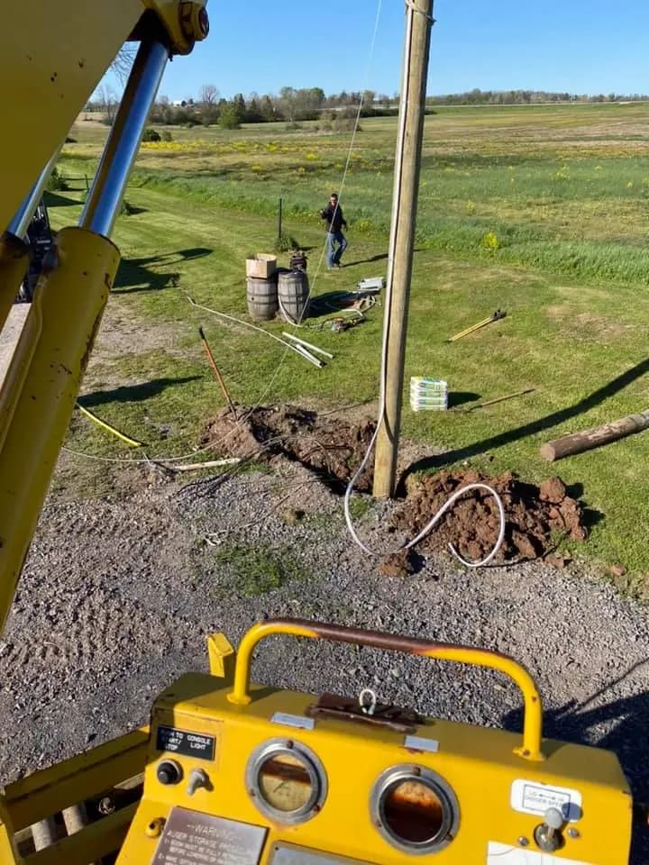 Utility Pole Track Machine Electrical • Expert Electrical Installation & Maintenance Services ...